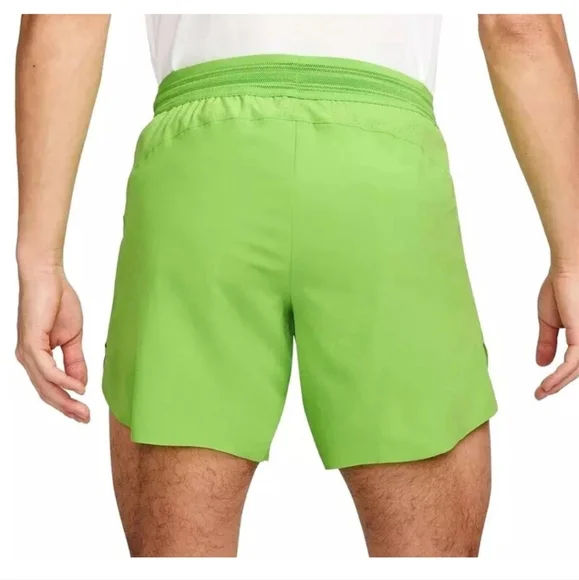 Nike Tennis - Court Rafa Straight-Leg Dri-FIT ADV Tennis Shorts - Green - Picture 2 of 16